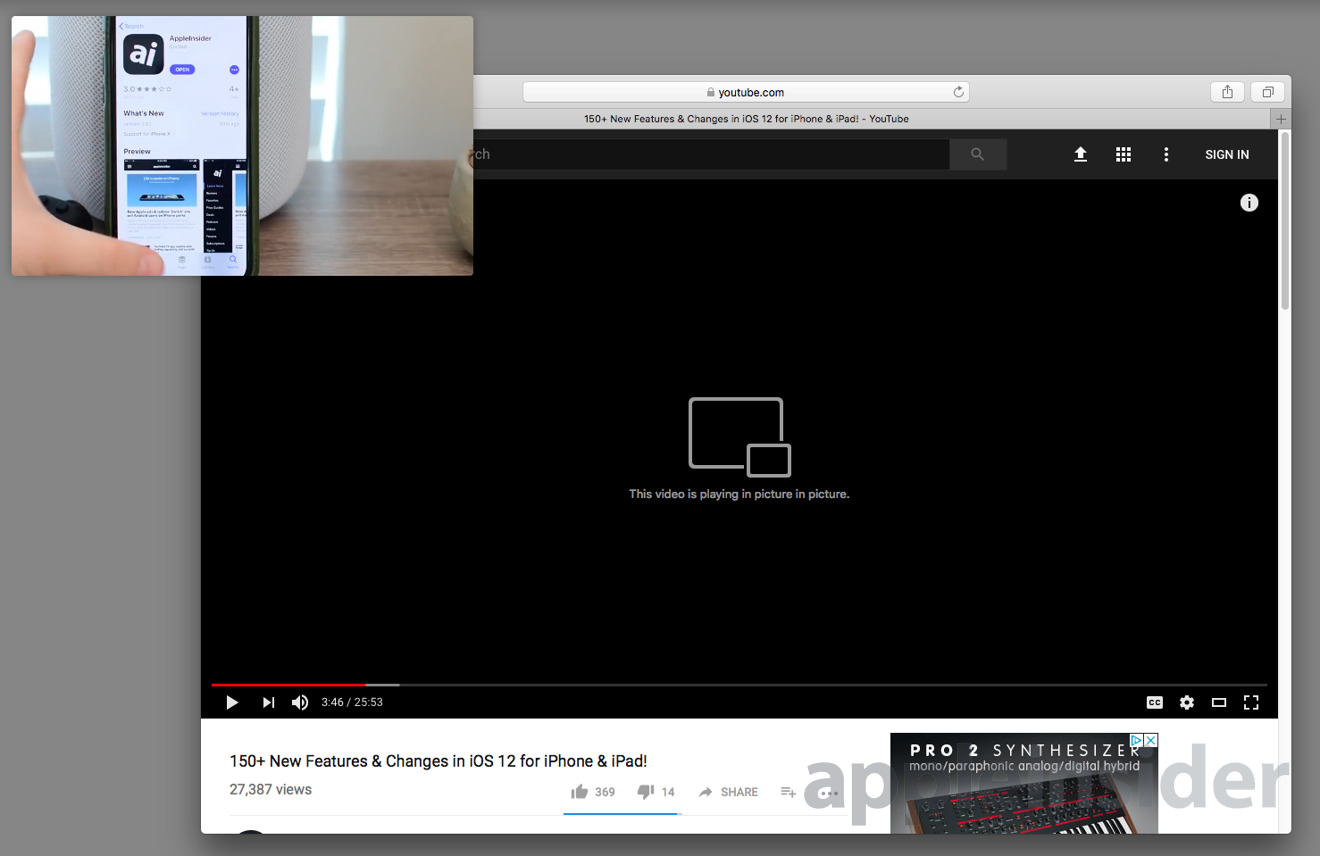youtube display mutip for mac